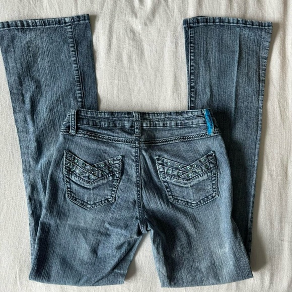 Vintage Y2K Apollo low rise bootcut embedded jeans - Picture 4 of 7